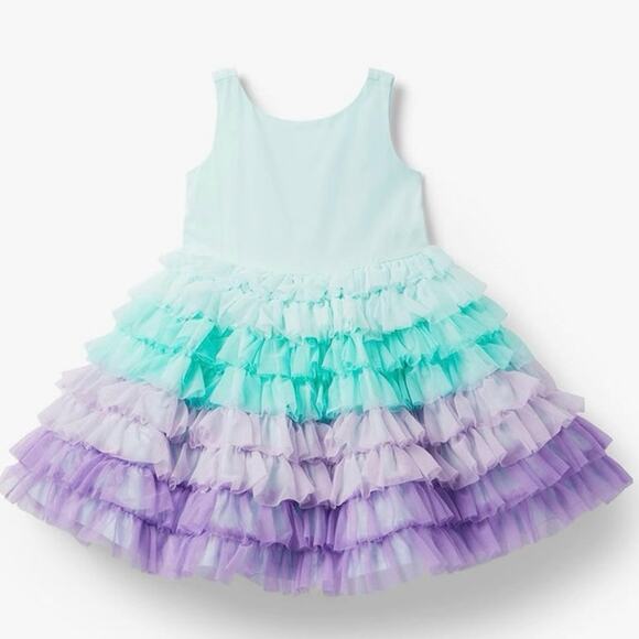 Janie and Jack Disney The Little Mermaid Tulle Dress Sz 18-24 M - Picture 4 of 13